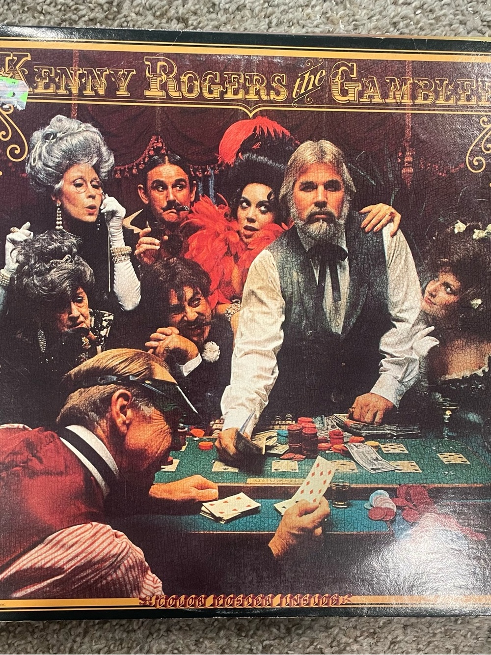 Kenny Rogers The Gambler Vinyl Record Great Condition